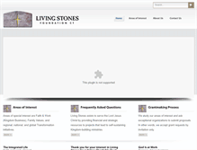 Tablet Screenshot of lsfoundation.org